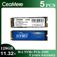CeaMere M.2 P04 128GB 256GB 512GB 1TB 5PCS SSD hard Drive M2 ssd m.2 NVMe pcie SSD Internal Hard Disk For Laptop Desktop MSI