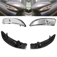 Left/Right Side Wing Mirror Turn Signal Light Shell Rearview Mirror Turn Signal Light Lens For Ford Fiesta MK7/MK7.5 2009-2017