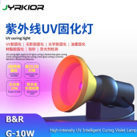 B&amp;R G-10W High-intensity UV Intelligent Curing Violet Lamp For Phone motherboard LCD Repair UV LOCA Green Oil Curing Light