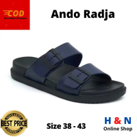 Ando Radja Sandal Lebaran Slide Size 38-43 Ringan Anti Air dan Anti Slip H&N Online Shop Best Price 