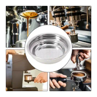 51mm Bottomless Coffee Filter Basket Replacement Parts Espresso Machine Dripper Portafilter Coffee Maker Strainer