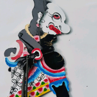 wayang kulit kertas Gareng 40 cm