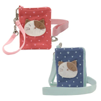 【KIRO 貓】日本卡拉貓 拼布 手提頸繩 卡片收納包(500022)