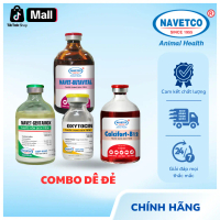 Combo cho Dê đẻ: Oxytocin + Gentamox + Butavital + Cancifort B12 _ bộ sản phẩm nuôi dê và gia súc si