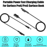 New 12V 2.5A Portable Power Charge Cable Fast Charging Adapter Charger for Microsoft Surface Pro6 Pro5 Pro4 Pro3 Book 2019