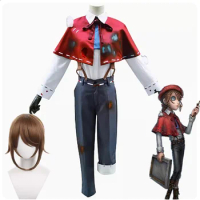 Anime Identity V Cosplay Costumes Painter Edgar Valden New Survival Game Suit Uniform Cosplay Costume Halloween Cosplay Costumes