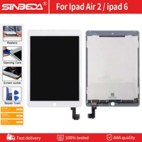 9.7" For Apple Ipad Air 2 ipad 6 A1567 A1566 LCD Touch Screen Digitizer For iPad 6 Air 2 LCD Digitizer Matrix Screen Assembly