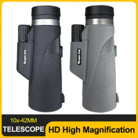 10x42 Handheld Monocular Outdoor Anti-shake And Anti-slip Binoculars BAK4 Prisms FMC Coating Suitable For Landscape Birdwatching
