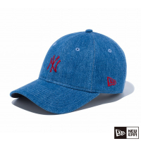 NEW ERA 920 童  丹寧 MINI LOGO NY 淺藍/紅