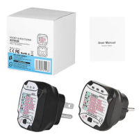 AST01 Outlet Tester AST01 Socket Tester BSIDE AST01 Portable Professional Automatic Electric US/EU Plug Socket Tester Detector