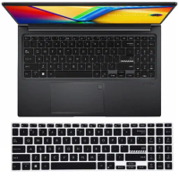 For Asus Vivobook 15 2023 F1504 X1504 X1504ZA X1504VA X1504Z X1504V 15.6 inch Silicone Laptop Keyboard Cover Skin