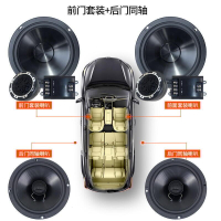 【全球優品匯】⑧比🎏汽車喇叭 同軸喇叭 車門喇叭 低音 汽車音響喇叭改裝 6吋 6.5吋 高中低音同軸喇叭 車載揚聲器