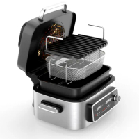 7 In 1 Oem Supplier Big Air Fryer Oven Indoor Electric Countertop foodi grill foodi grill Air Fryer Grill