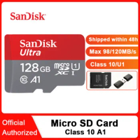 Sandisk Ultra Micro SD Card Class 10 A1 128G 256G 32G 64G 512G 16G Compatible With Android Smartphones And Tablets