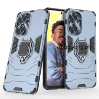 เคสโทรศัพท์, สำหรับ Realme C55, กันชนกันกระแทก, พร้อมแหวนแม่เหล็ก, หัวเข็มขัด, ฝาหลังป้องกัน, เคส, R