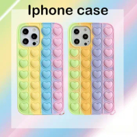 Iphone case suitable for iPhone 12 11 Pro X 7 8 Plus XR XS phone case Apple press love silicone case iphone 8 plus case