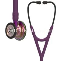 6205 3M Littmann Cardiology IV Stethoscope, 6205, plum tube, rainbow chestpiece violet stem