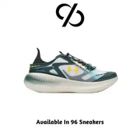 Sepatu Sneakers Pria Under Armour Echo Slipspeed White Arden Green (6006061-103) ORIGINAL 40