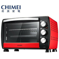 ★全新品★CHIMEI 奇美18公升家用電烤箱 EV-18B0AKR 機械式 多段火力 公司貨(莓果紅)