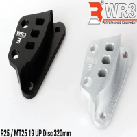 BREKET CALIPER KALIPER WR3 DEPAN BREMBO 4P1P YAMAHA NEW R25 DISC 320MM