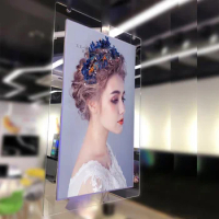 55 Inch Android Advertising Display Transparent Screen Oled