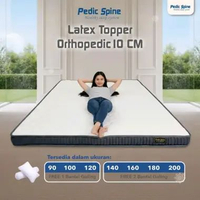 Pedic Spine Latex Topper Orthopedic Mattress 10cm Medium Firm – Topper Kasur Latex Premium | 90x200–