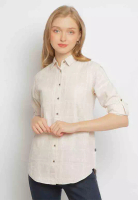 C2 Outfitters Jannov Ecru Casual Shirt