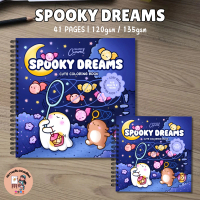 SPOOKY DREAMS Colouring Book 41pages