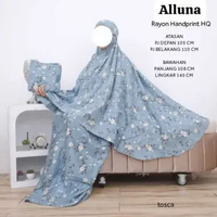 [P R O M O] MUKENA DEWASA RAYON BALI Berkualitas Alluna Std Tosca