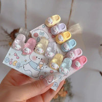Set DâY BuộC TóC，KẹP Hello Kitty 1K，KẹP TóC DéP Lê, NgọT NgàO Và Dễ ThươNg, KẹP TóC Vui NhộN HoạT Hì