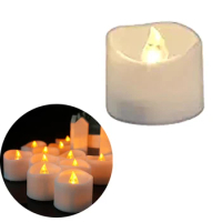 LED Electric Candles Battery Operated Flickering Smokeless Flameless Candle Wedding Party Home Decor Romantic