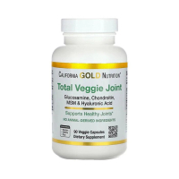 美國California Gold Nutrition 葡萄糖胺+軟骨素+ MSM+ 透明質酸4 合1 複合配方,90粒膠囊（適合素食者）