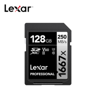 Lexar 雷克沙 Professional 1667x SDXC UHS-II 128G記憶卡 SILVER 系列