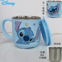 Disney Original Gelas Air Minum Anak bahan Stainless karakter - Stainless Steel Water Cup Stitch