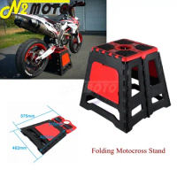 Enduro Supermoto Motocross Folding Step Stool Foldable Repair Stand Universal for Dirt Bike Sport Racing Bike Fold Lift Support