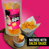 Chips & Dips - Keripik Nachos / Tortilla dg Saus Cocol Salsa segar