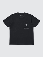UNIQLO KAOS UT T-SHIRT PRIA Pokemon LENGAN PENDEK BLACK S