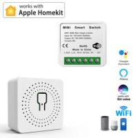 HomeKit switch on/off device, two WiFi smart switches, Siri voice timer, remote Xiaoai Tmall 16A