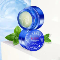 Net Red Hot KDK Small Blue Pot Repair Lip Balm Moisturizing And Hydrating Transparent Colorless Lip Balm