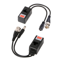BNC sang RJ45 Passive Video Power + Audio Balun Transceiver, 1 cặp, cho Camera CCTV