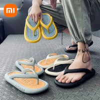 Xiaomi Summer Couple Slippers Soft Sole Anti-Slip Wear-Resistant Comfortable Indoor Outdoor Casual Couple Flip Flops Flat Shoes
