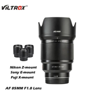 VILTROX 85mm F1.8 X Mark II Lens Auto Lens Portrait Fixed Focus Lens for Fujifilm Fuji X Mount Sony E Mount Nikon Lens Z Mount