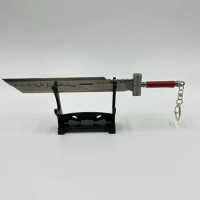 22cm Cloud Strife Fenrir Fantasy Game Weapon Metal Anime Game Peripheral Katana Samurai Sword Blade Model Gifts Toys for Boys