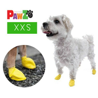 美國 Pawz 寵物外出天然橡膠腳套(XXS)12入 「防水止滑 安全無毒 寵物鞋」