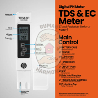 TDS Dan EC Meter Alat Pengukur Pada Hidroponik TDS & EC Meter