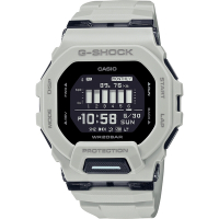 CASIO 卡西歐 G-SHOCK 經典方型 藍牙運動手錶(灰_GBD-200UU-9)