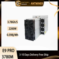 New Bitmain Antminer E9 Pro 3780 MH/s 2200W 3.78GH/S ETC Most Powerful ETChash Miner with power supply,free shipping.