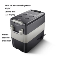 50L Alpicool Auto Car Refrigerator 12V Compressor Portable Freezer Fridge Quick Refrigeration Home Outdoor Picnic Cooler