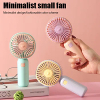 Mini Portable Fans Handheld USB Rechargeable Fan Mini Desktop Air Cooler Outdoor Fan Cooling Travel Hand Fans Ventilation Fan