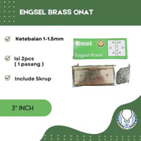 ENGSEL BRASS ONAT 3IN SILVER / ENGSEL PINTU TEBAL / ENGSEL JENDELA